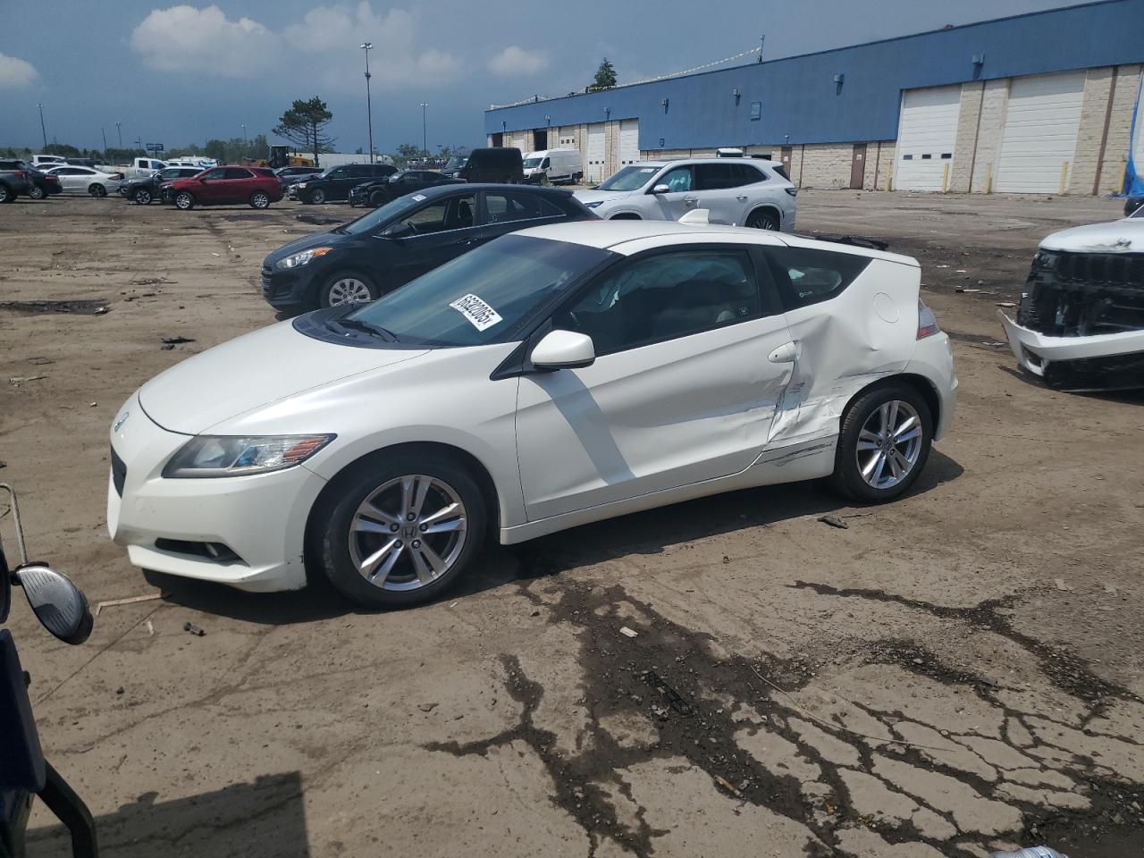 2012 Honda CR-Z EX, VIN JHMZF1D69CS003481 — Auction photo