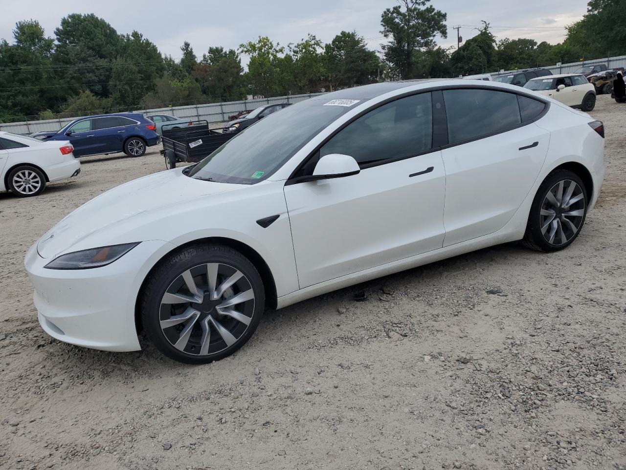 2025 Tesla Model 3 Long Range, VIN 5YJ3E1EA2SF997240 — Interior fire