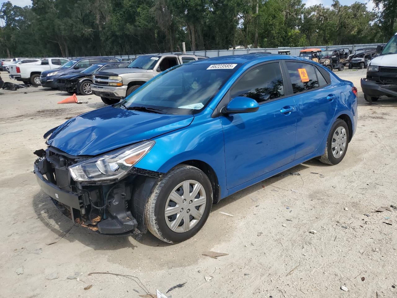 2023 Kia Rio S, VIN 3KPA24AD0PE613406 — Rear end