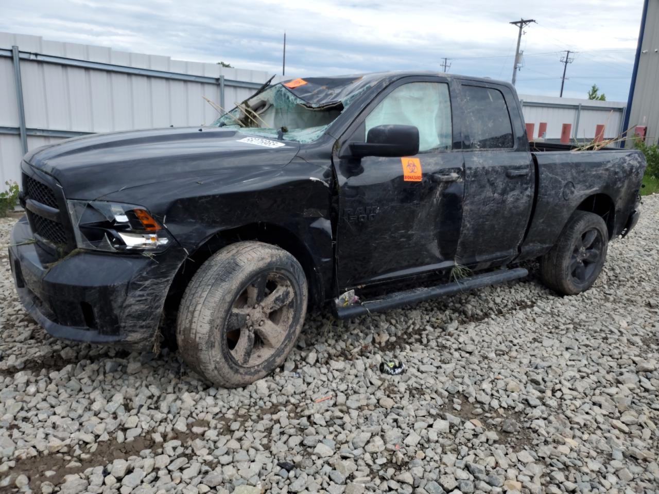 2018 Ram 1500 Express, VIN 1C6RR7FT1JS332307 — Biohazard / chemical