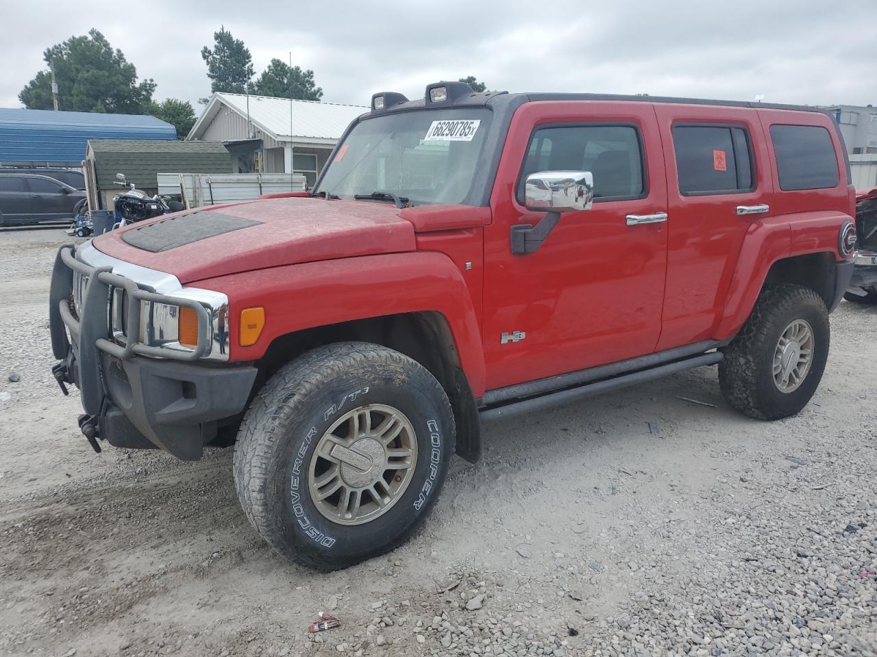 2007 Hummer H3 SUV, VIN 5GTDN13E978125129 — Water / flood
