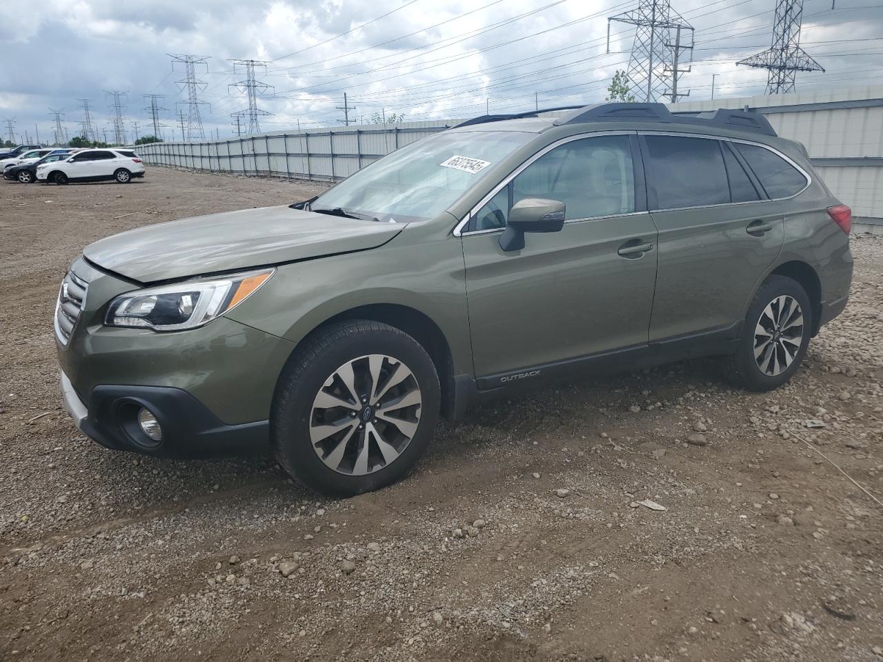 2016 Subaru Outback Limited, VIN 4S4BSANC7G3355179 — Engine fire