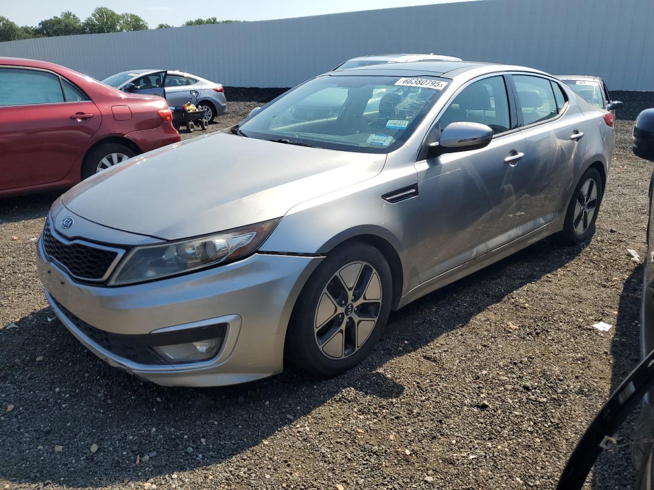 2012 Kia Optima Hybrid, VIN KNAGM4AD3C5015480 — Prior damage history