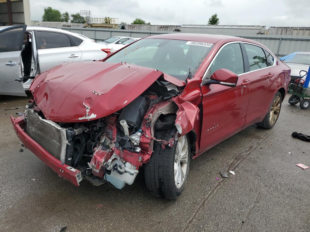 2015 Chevrolet Impala LT, VIN 2G1115SL6F9244815 — Front end