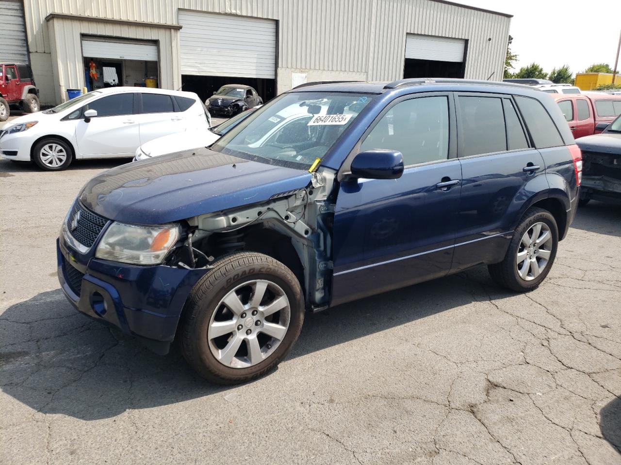 2012 Suzuki Grand Vitara Limited, VIN JS3TD0D74C4101274 — Frame damage