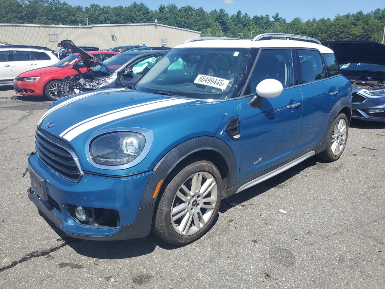 2017 MINI Countryman Cooper, VIN WMZYV5C32H3C02391 — Frame damage