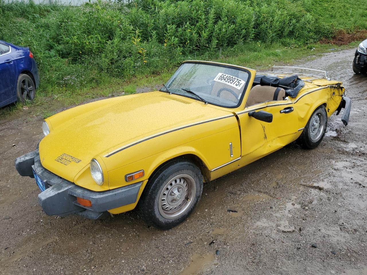 1980 TRIUMPH SPITFIRE, VIN TFVDW6AT004825 — Side