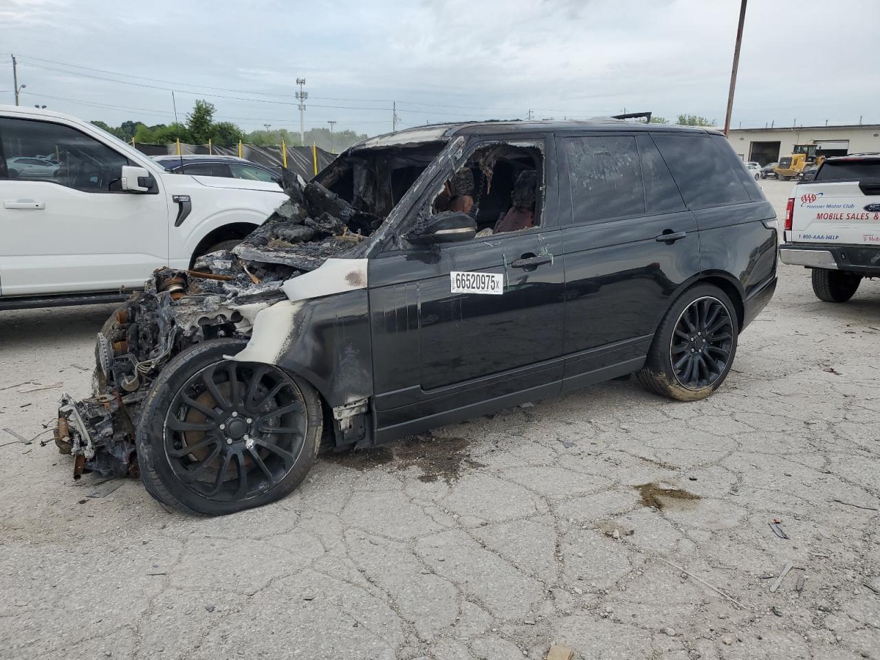 2018 Land Rover Range Rover, VIN SALGS2RE6JA513292 — Engine fire
