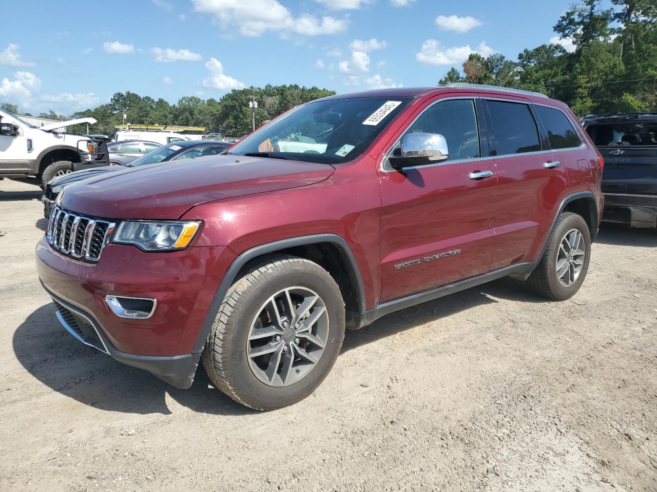 2019 Jeep Grand Cherokee Limited, VIN 1C4RJEBG2KC731204 — Ранее повреждён