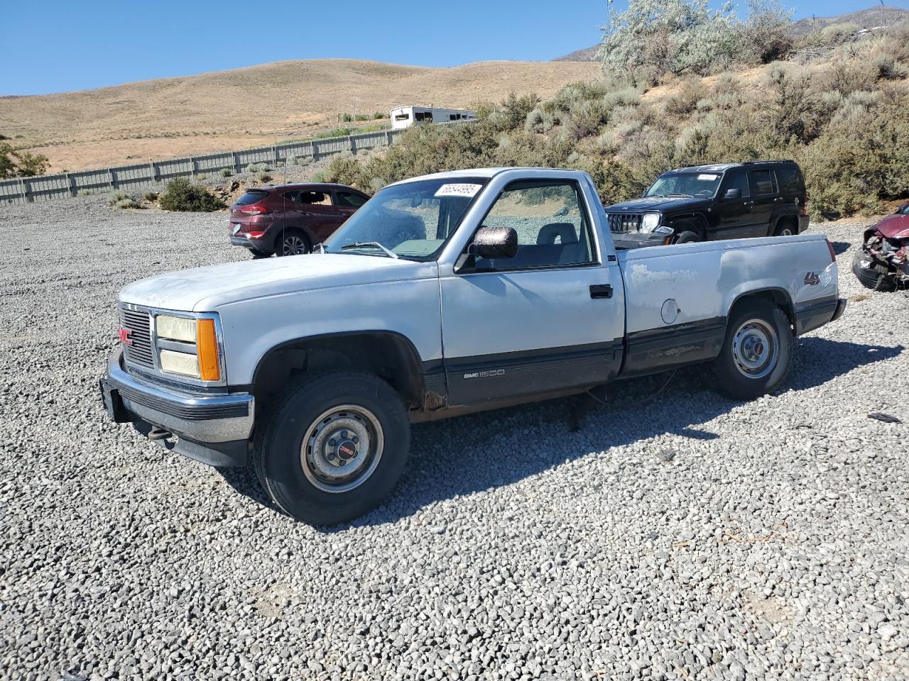 1992 GMC Sierra 1500, VIN 1GTEK14K5NE548779 — Side