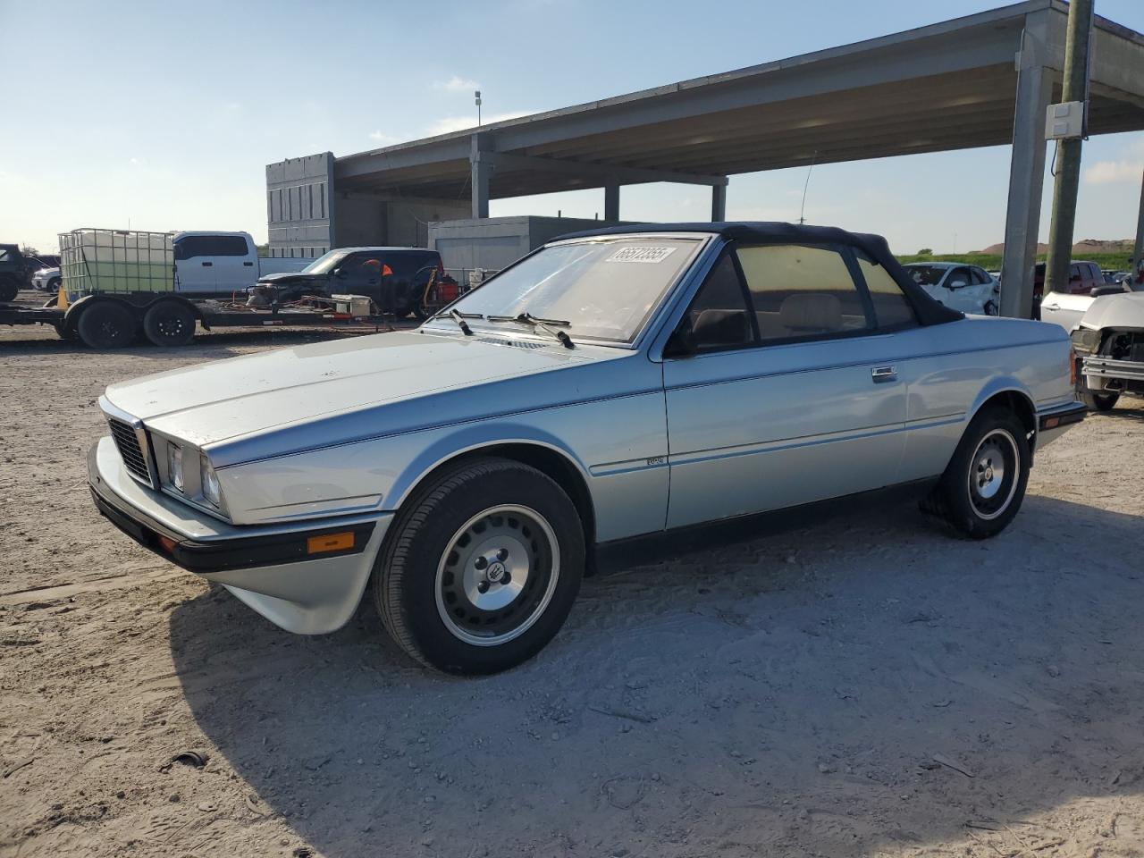 1986 Maserati Spyder, VIN ZAMFL1101GA330946 — Вода / потоп
