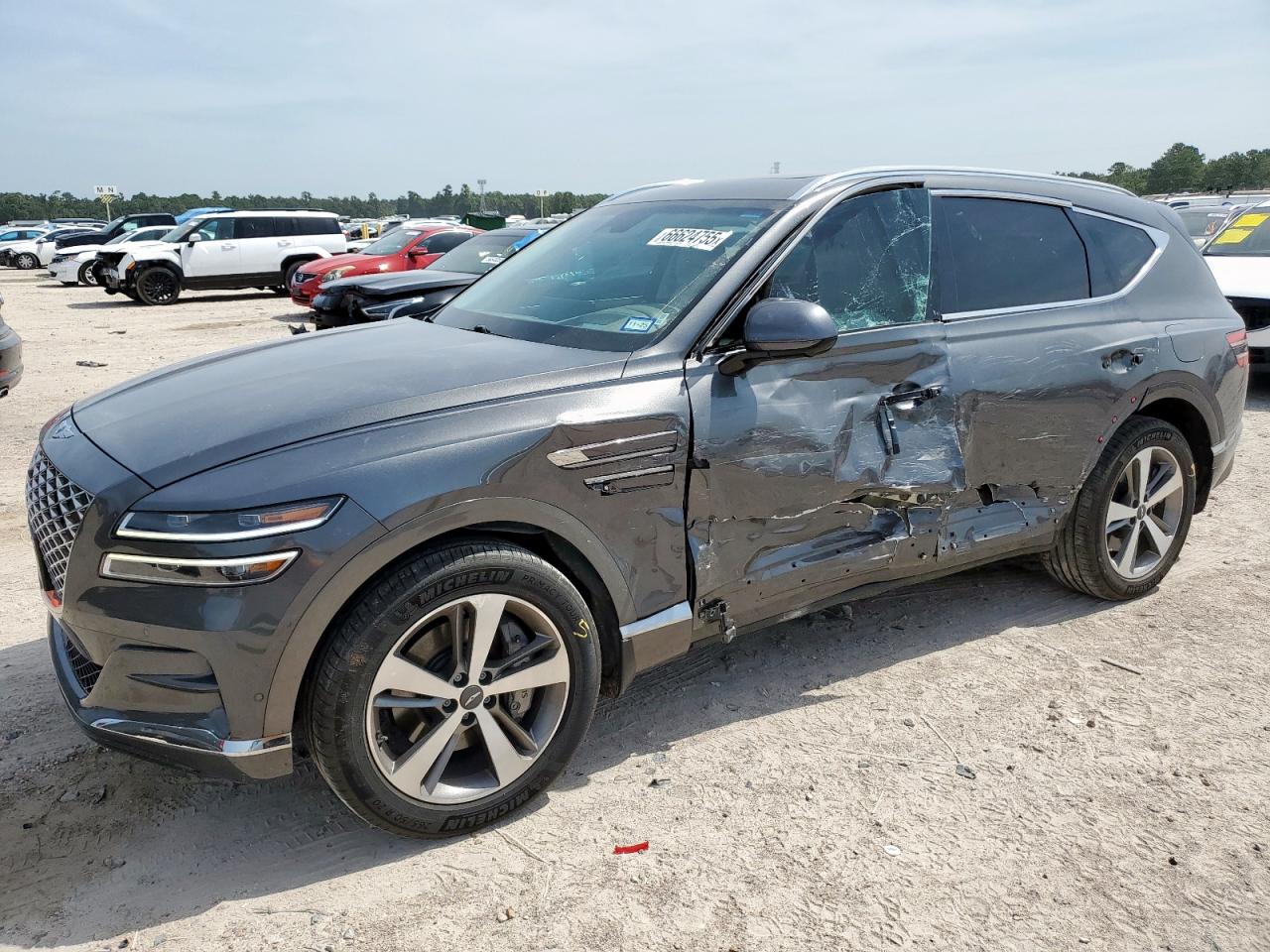 2023 Genesis GV80, VIN KMUHBDSB7PU137276 — Side