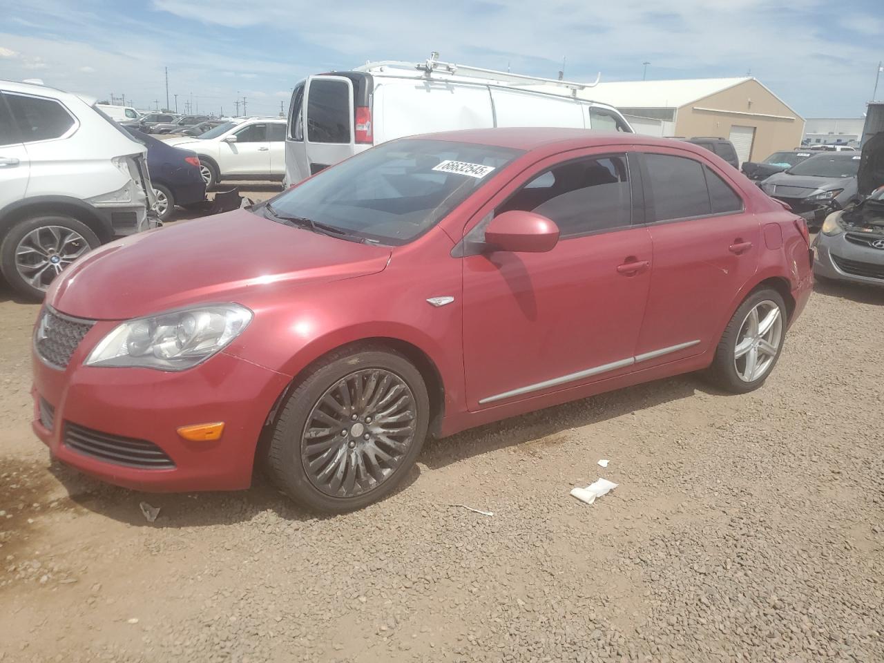 2012 Suzuki Kizashi SE, VIN JS2RF9A32C6100675 — Rear end