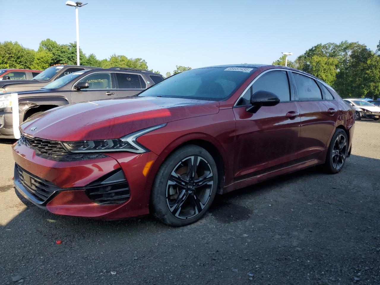2021 Kia K5 GT-Line, VIN 5XXG64J24MG028893 — Rear end