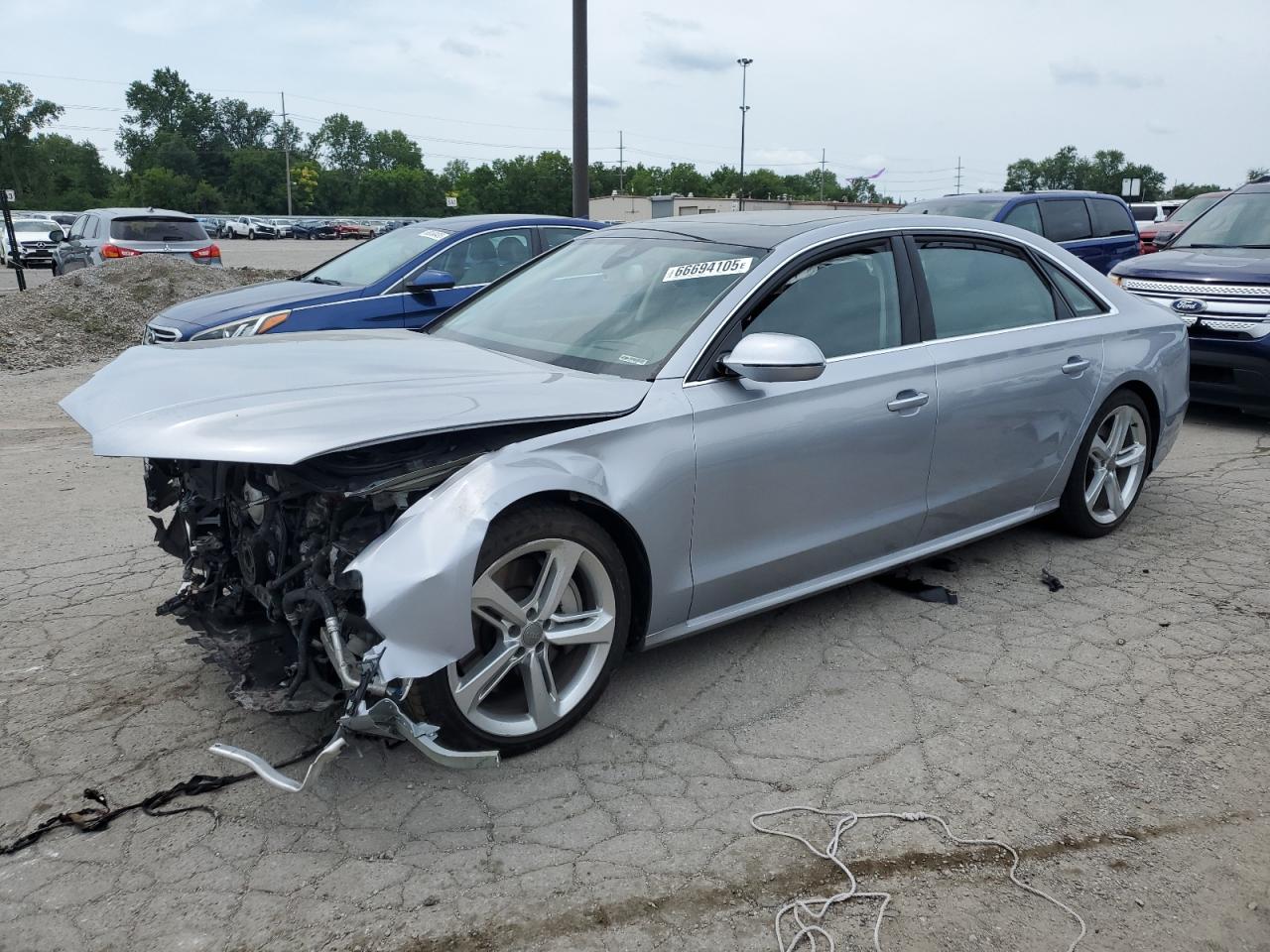 2018 Audi A8, VIN WAU44AFD8JN000691 — Front end