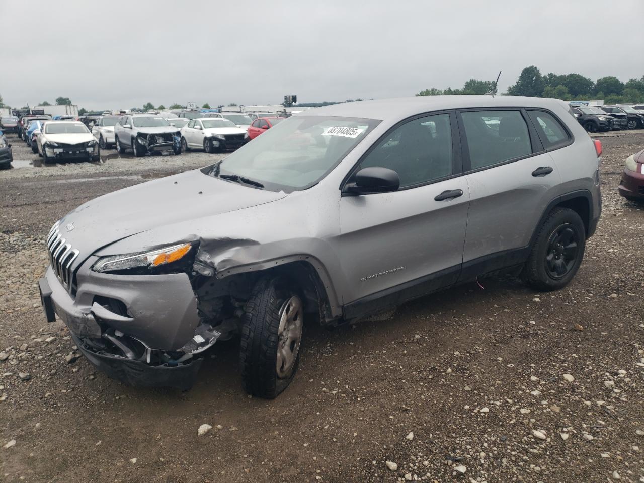 2017 Jeep Cherokee Altitude, VIN 1C4PJMAB0HW657988 — Biohazard / chemical