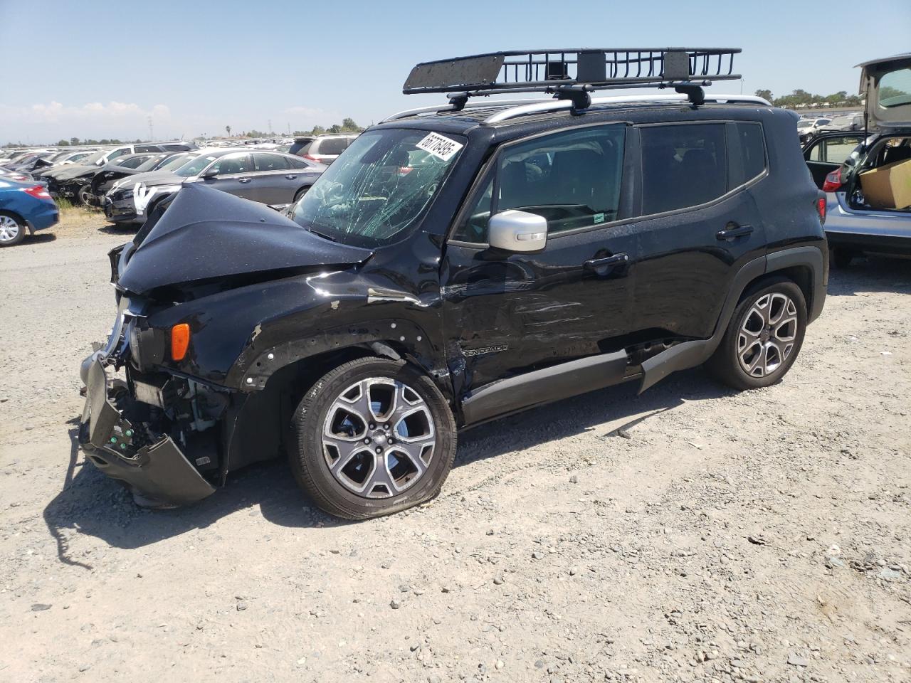 2016 Jeep Renegade Limited, VIN ZACCJADT0GPE35688 — Front end