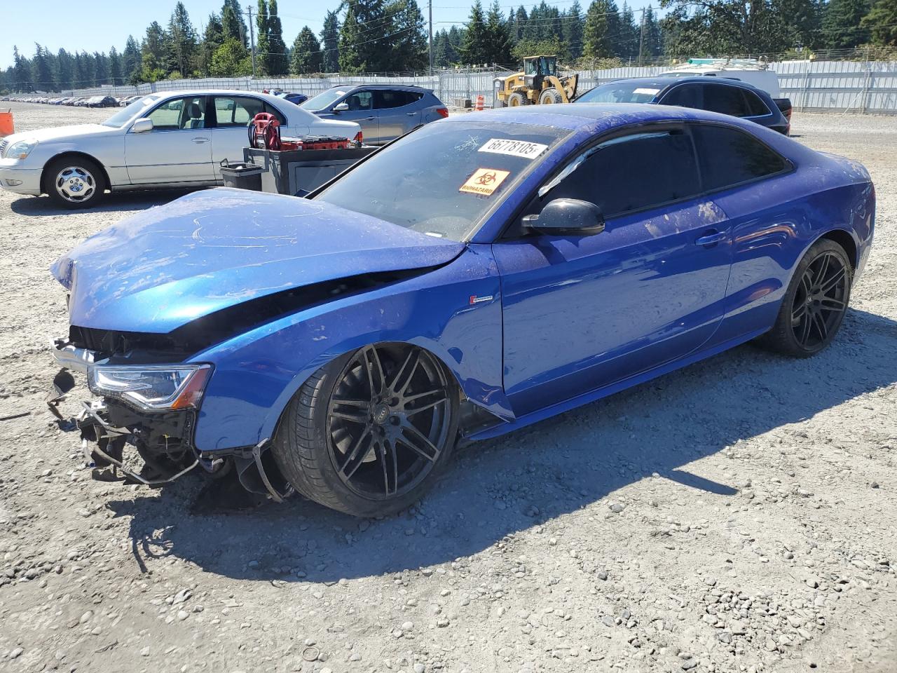 2017 Audi S5, VIN WAUC4AFR6HA000410 — Перед