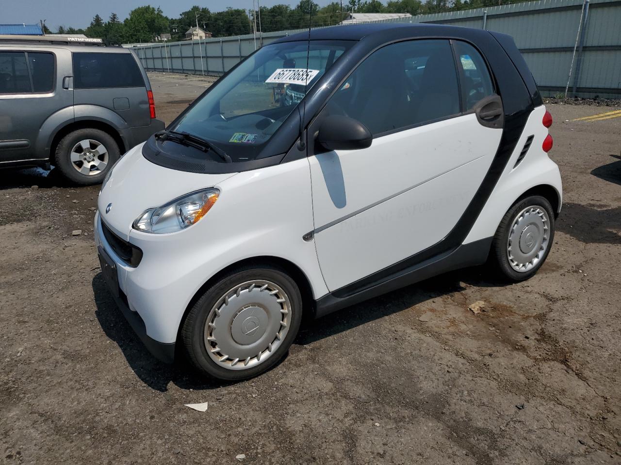2012 Smart fortwo Pure, VIN WMEEJ3BA4CK526023 — Minor dents and scratches