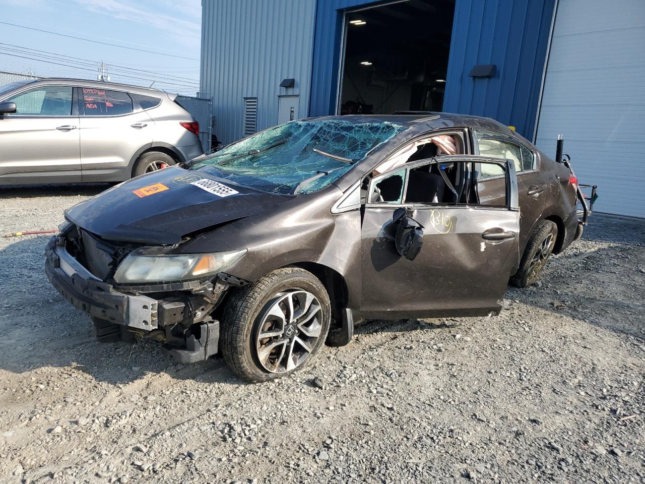 2013 Honda Civic LX, VIN 2HGFB2F57DH001457 — Biohazard / chemical