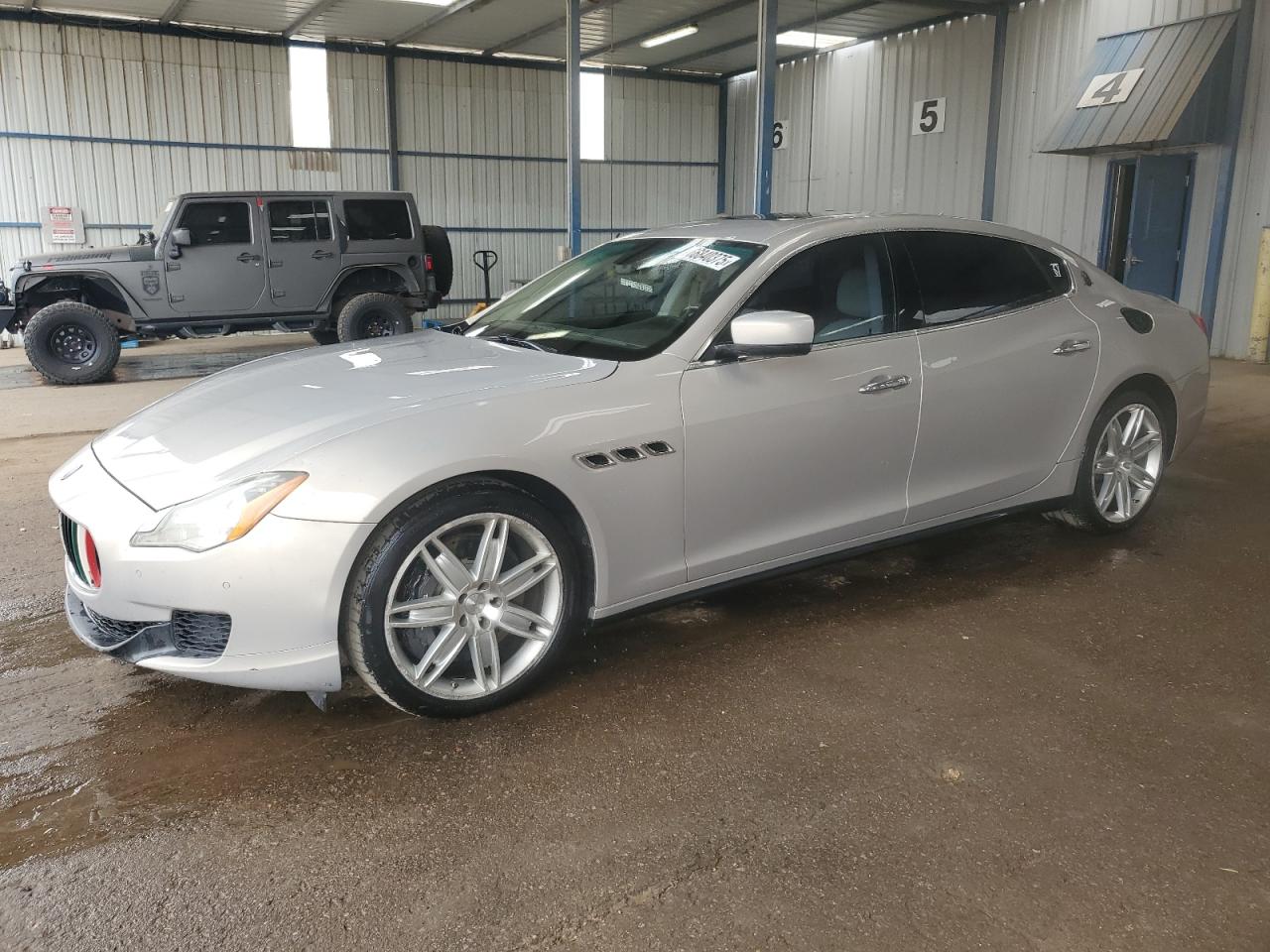 2014 Maserati Quattroporte GTS, VIN ZAM56PPA0E1072891 — Hail