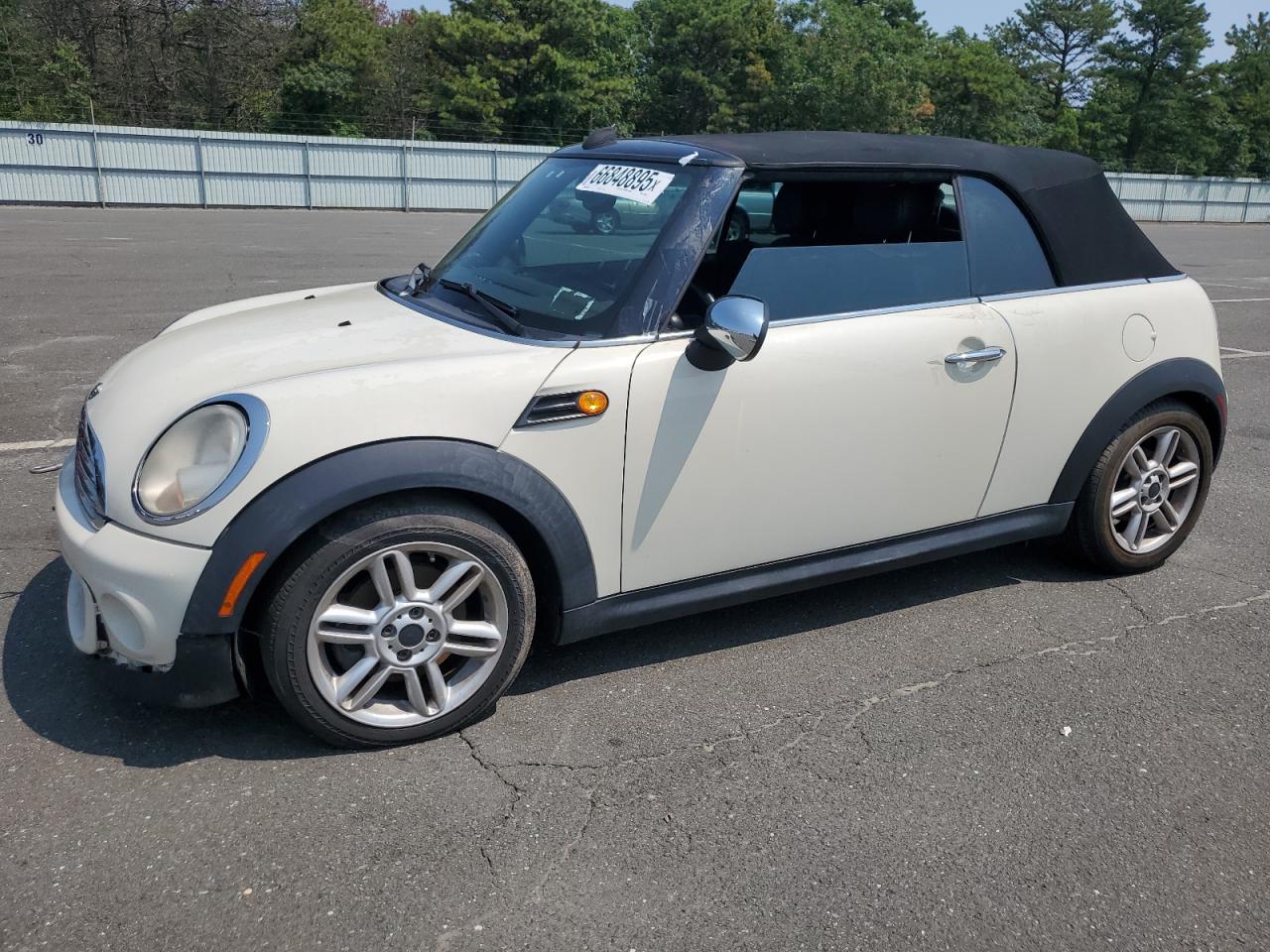 2011 MINI Convertible, VIN WMWZN3C55BT133563 — Stripped