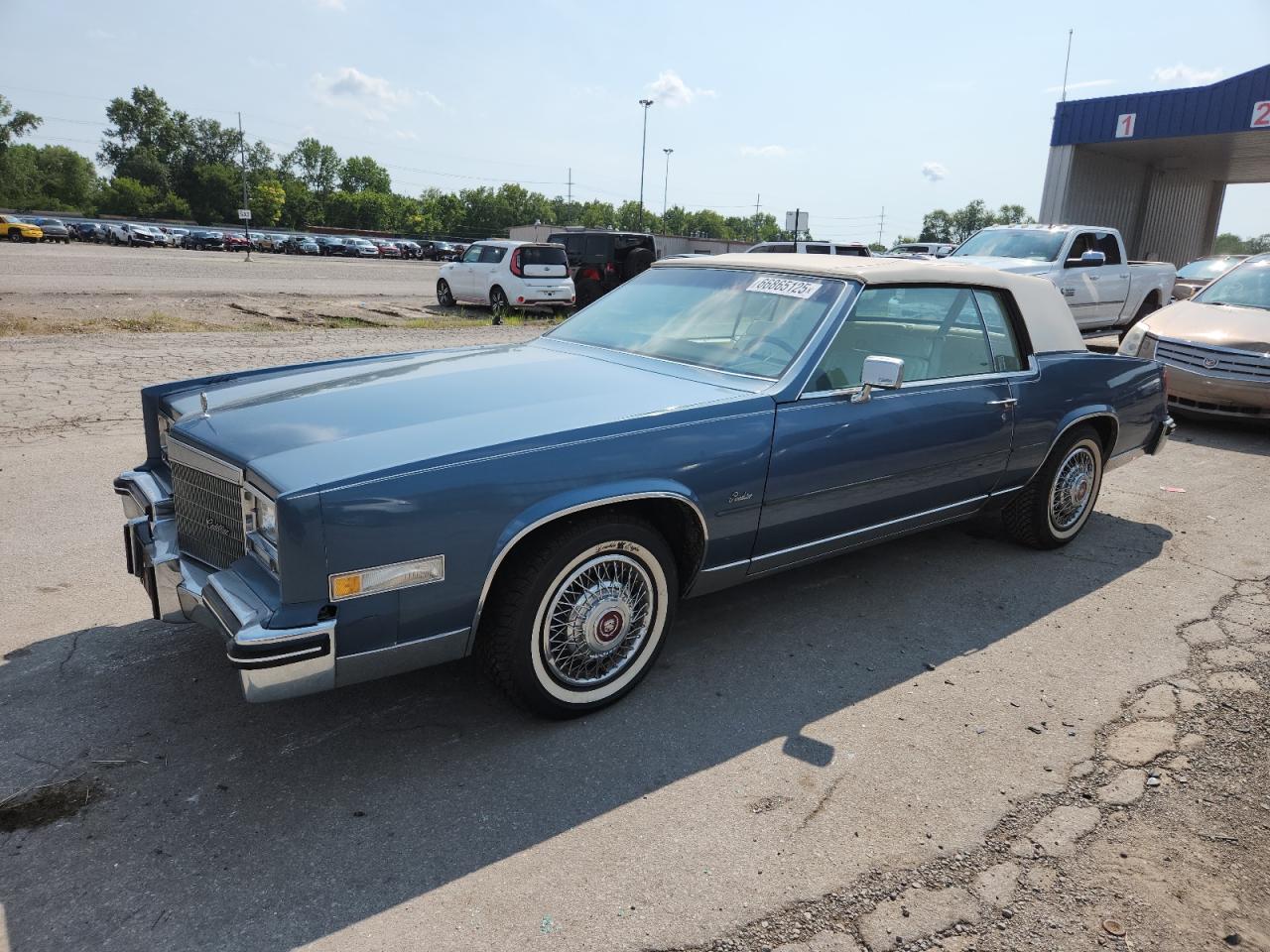 1985 Cadillac Eldorado, VIN 1G6EL5780FE633425 — Механическое