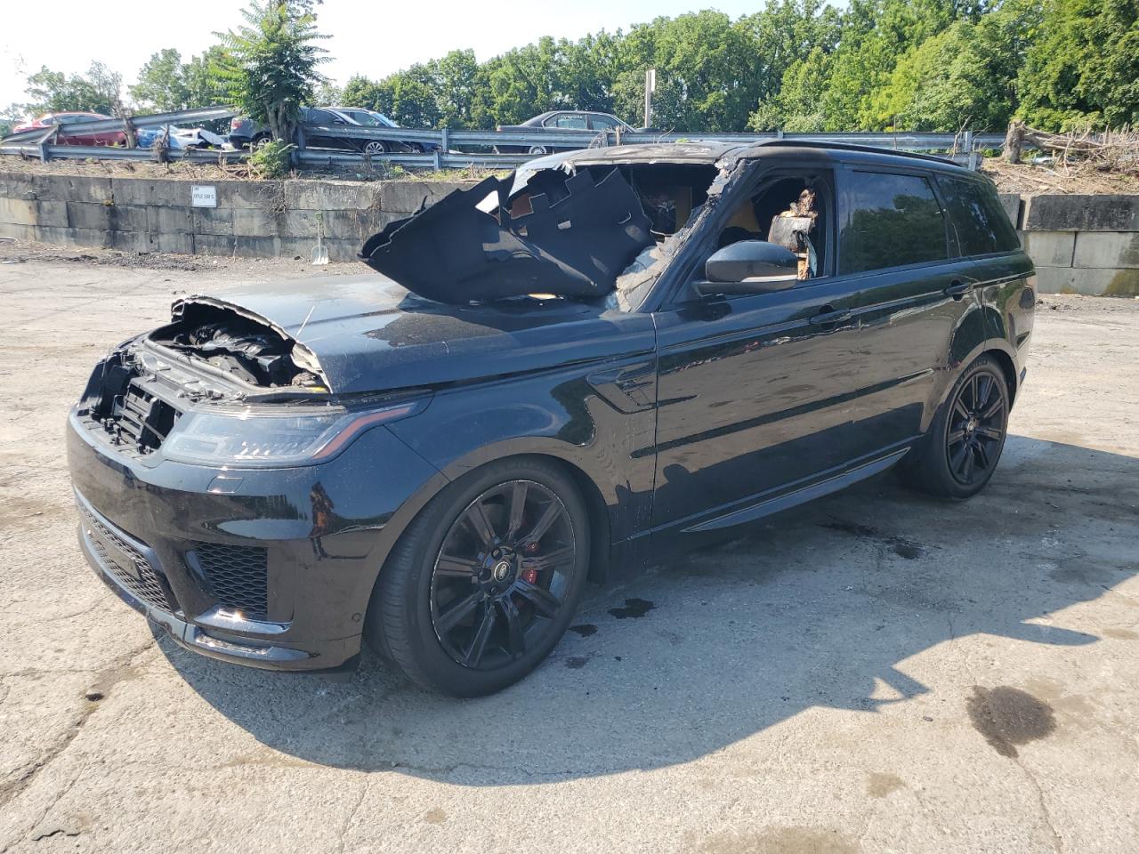 2019 Land Rover Range Rover Sport HSE Dynamic, VIN SALWV2SV5KA419029 — Пожар в салоне