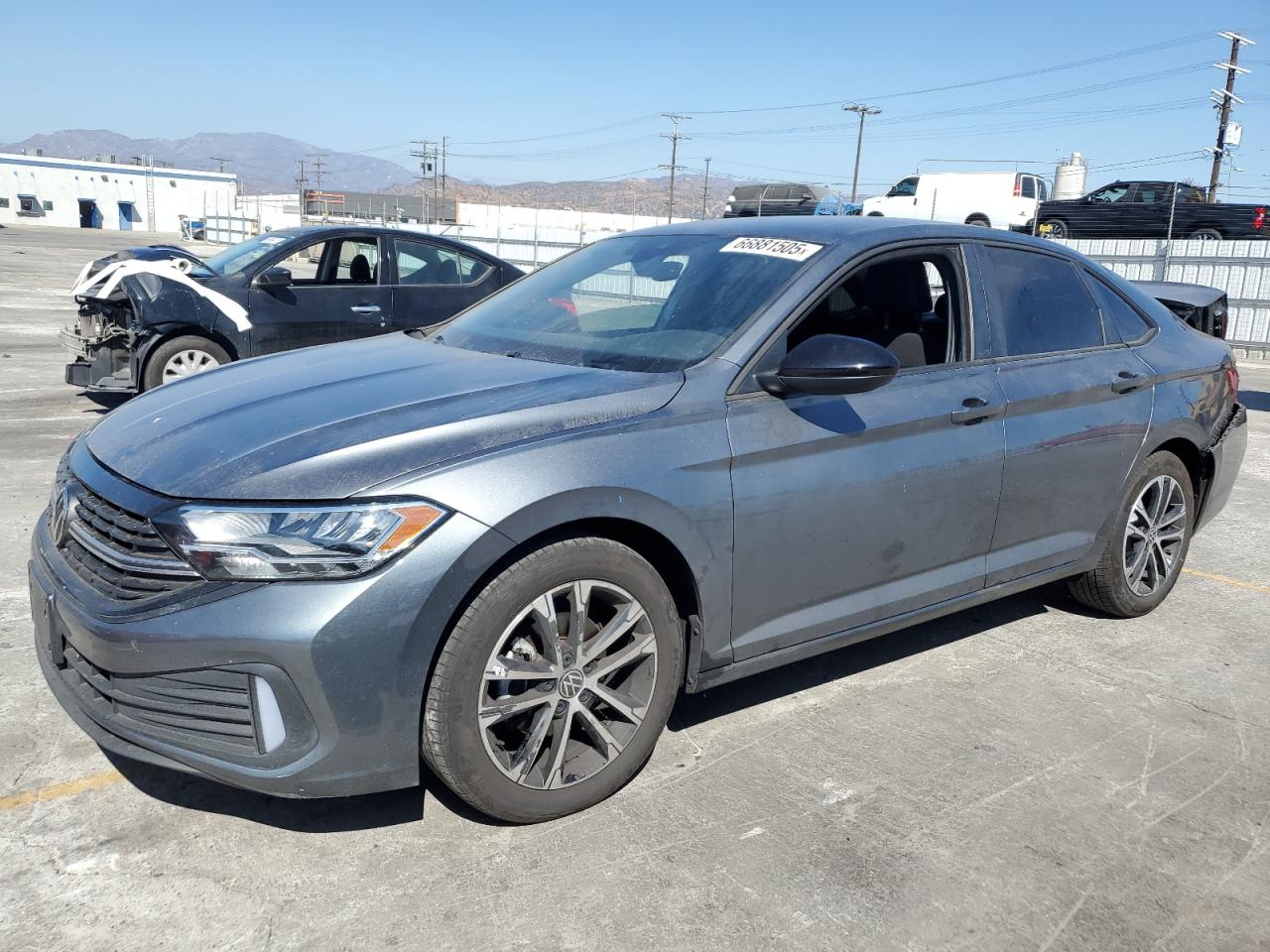 2024 Volkswagen Jetta Sport, VIN 3VWBM7BUXRM084549 — Rear end