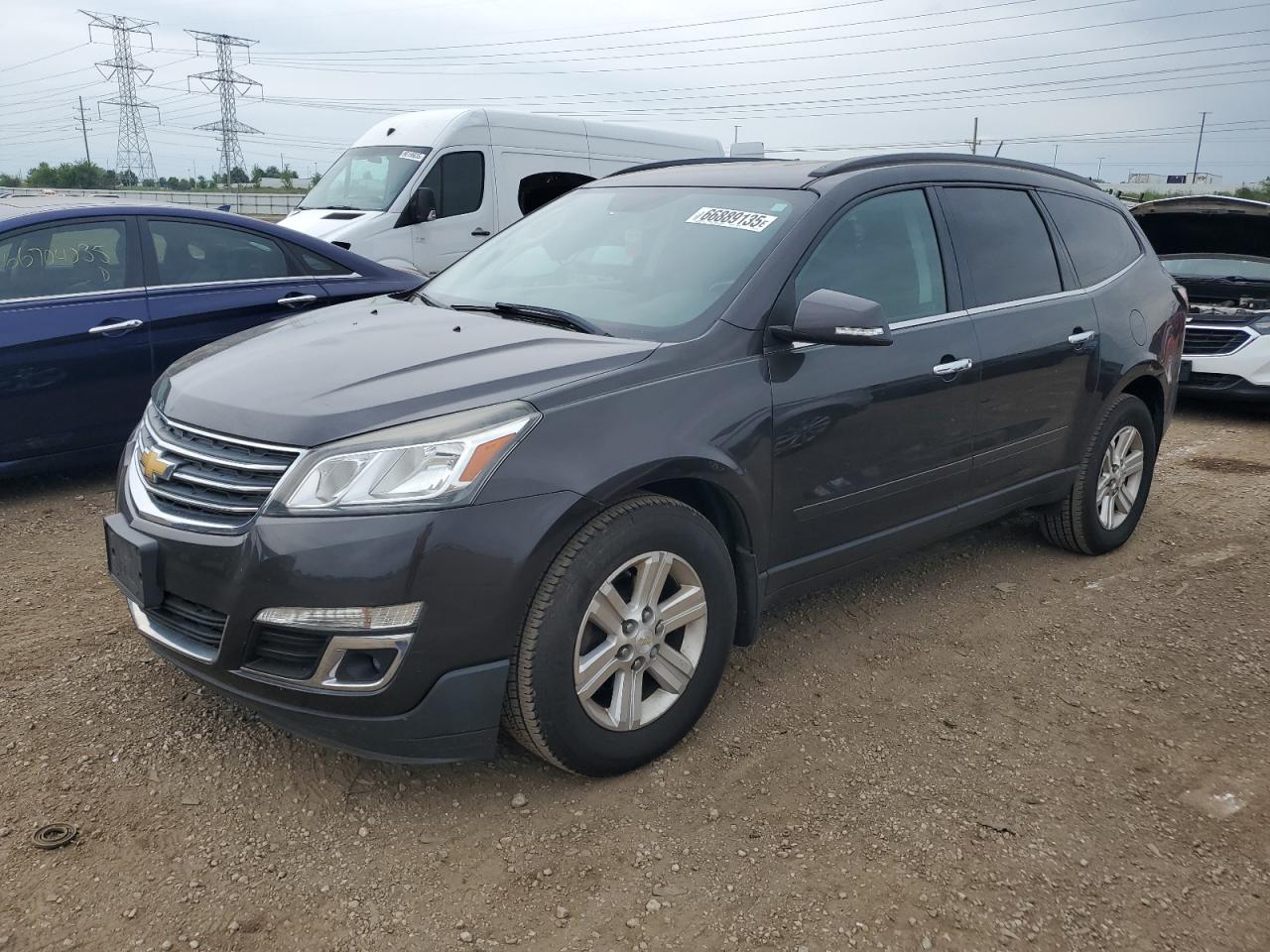 2014 Chevrolet Traverse LT, VIN 1GNKVGKD7EJ337129 — Фото с аукциона