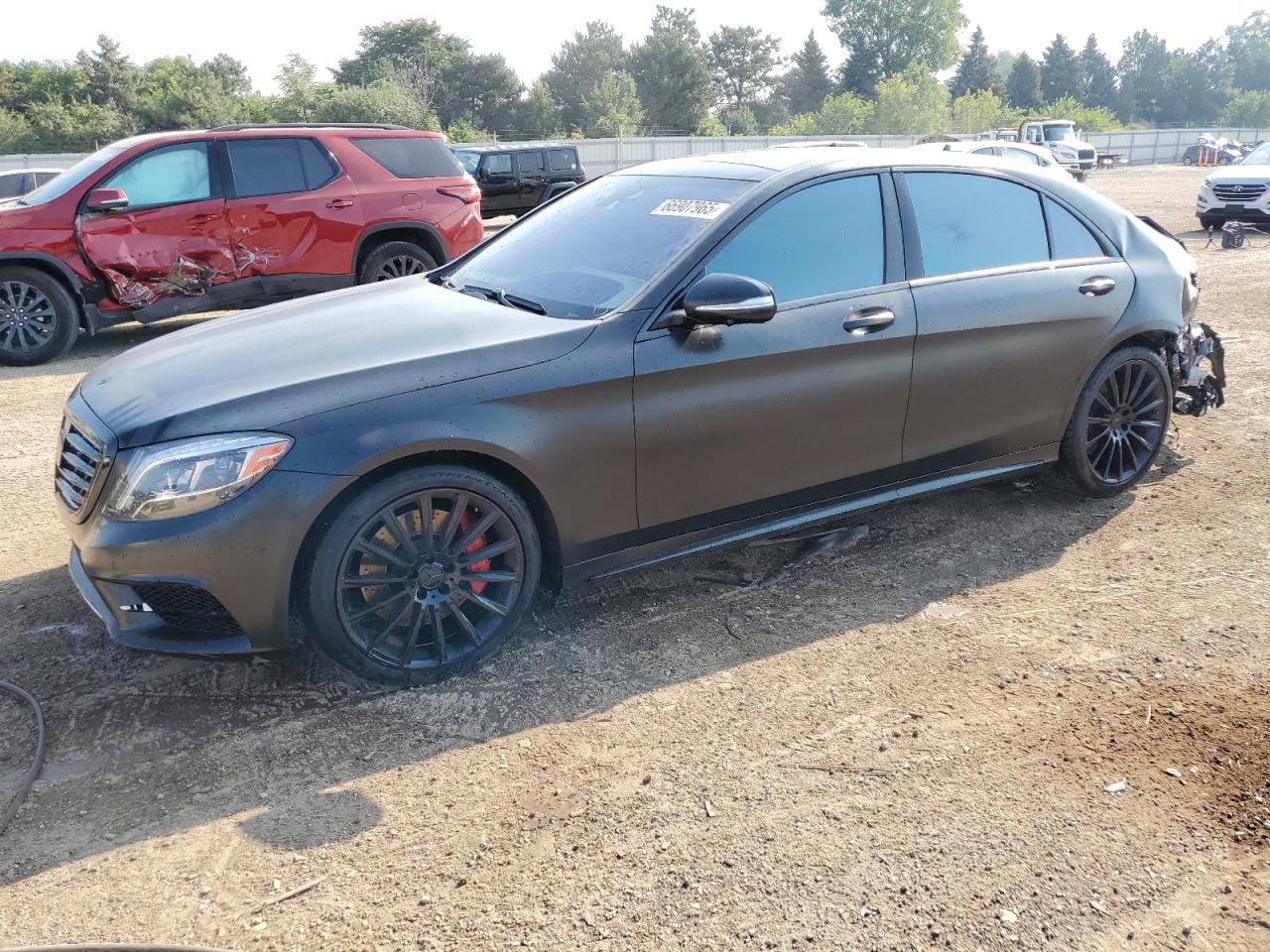 2015 Mercedes-Benz S 550, VIN WDDUG8FB2FA184337 — Rear end