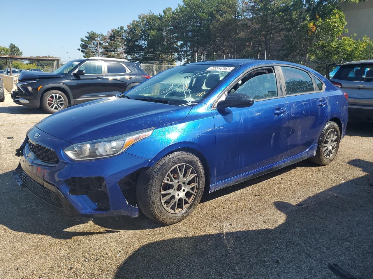 2021 Kia Forte GT-Line, VIN 3KPF34AD5ME292543 — Frame damage