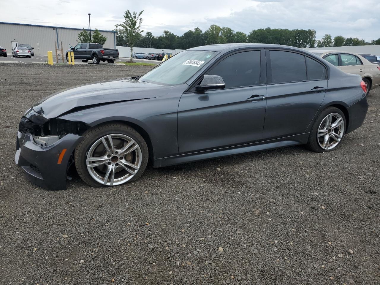 2014 BMW 3 Series 335i, VIN WBA3A9G52ENS64196 — Front end