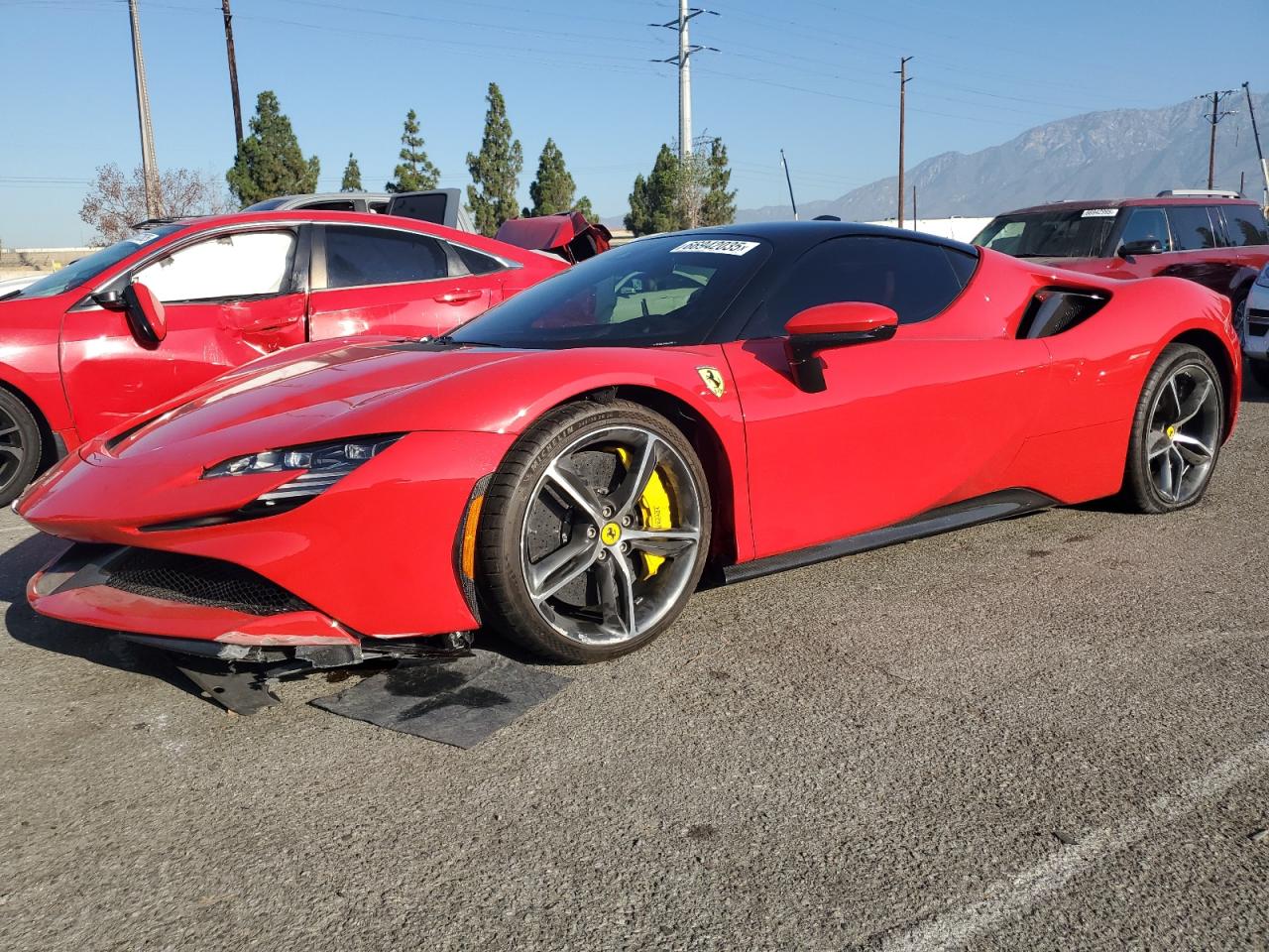 2022 Ferrari SF90, VIN ZFF95NLA4N0273560 — Undercarriage