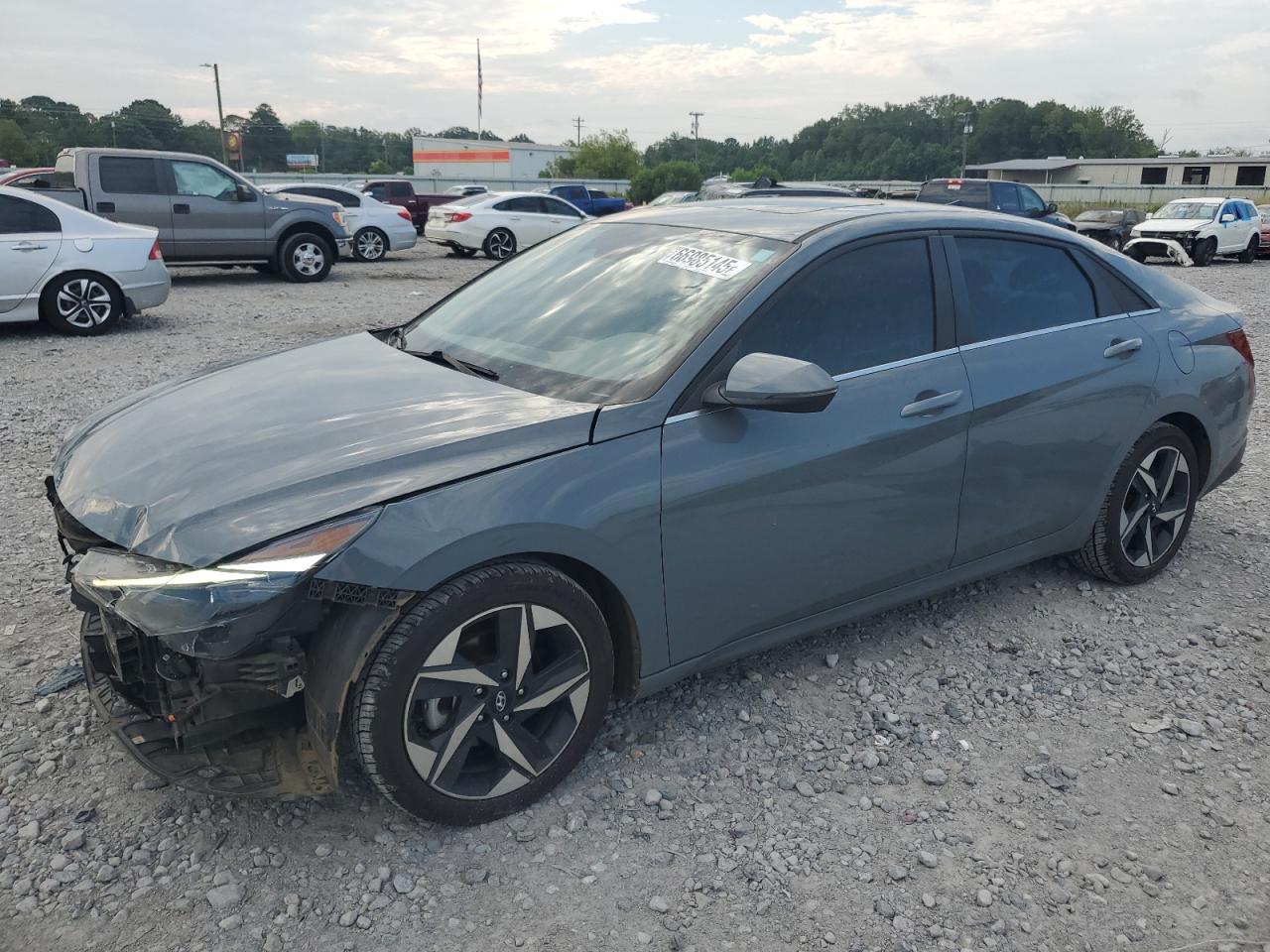 2022 Hyundai Elantra SEL, VIN KMHLN4AG5NU342444 — Front end