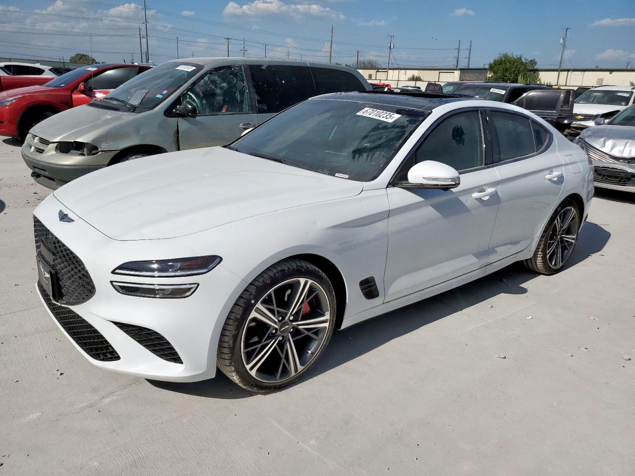 2025 Genesis G70 Sport Advanced, VIN KMTG54SE4SU159035 — Град