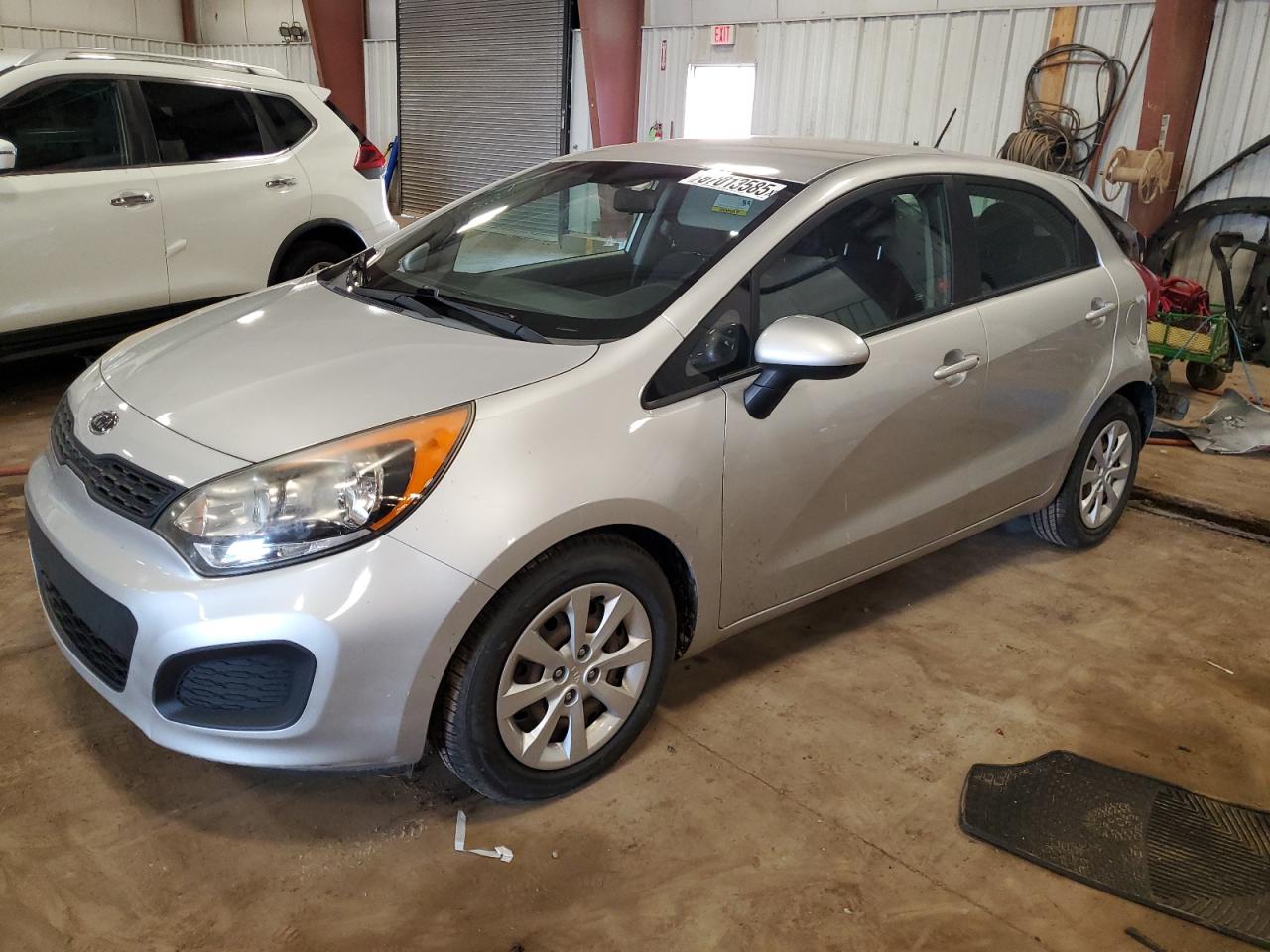 2013 Kia Rio LX, VIN KNADM5A34D6116491 — Rear end