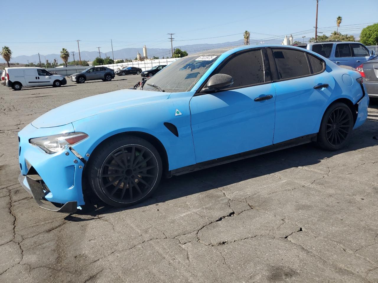 2018 Alfa Romeo Giulia, VIN ZARFAEBN0J7564226 — Stripped