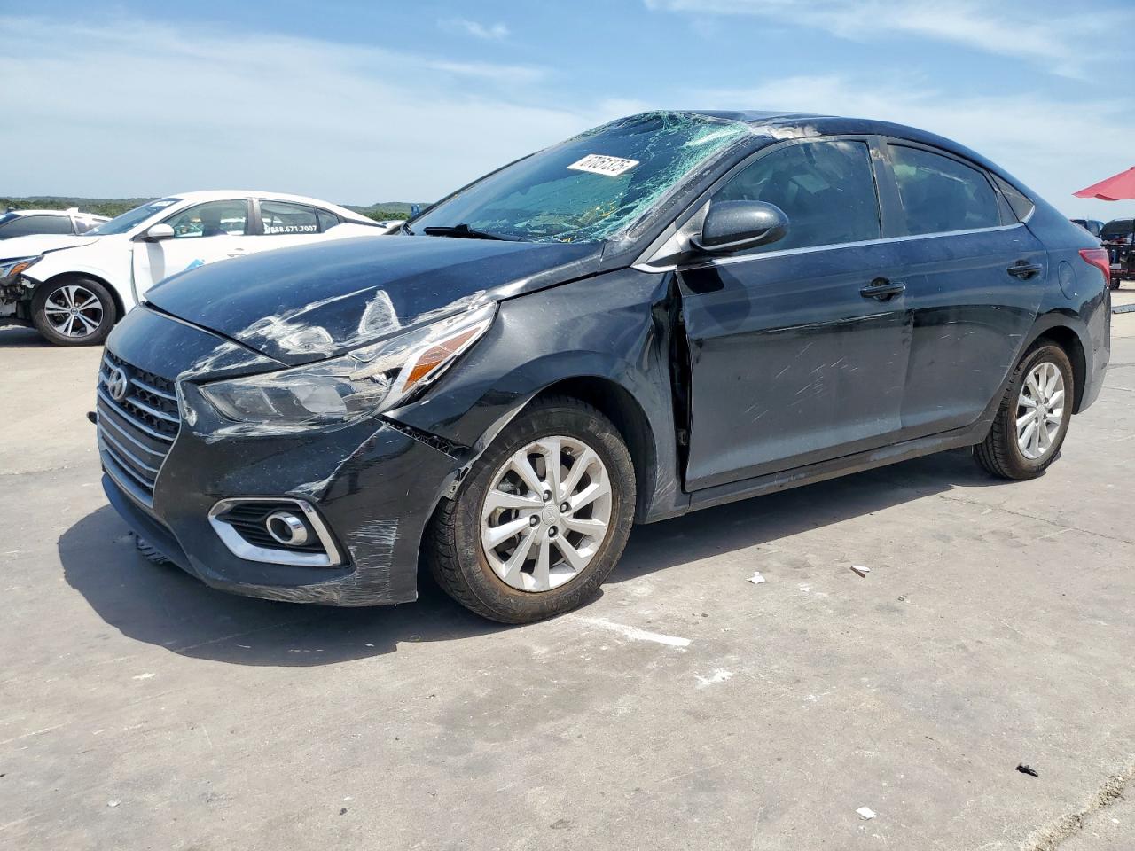 2022 Hyundai Accent SEL, VIN 3KPC24A68NE165617 — Front end