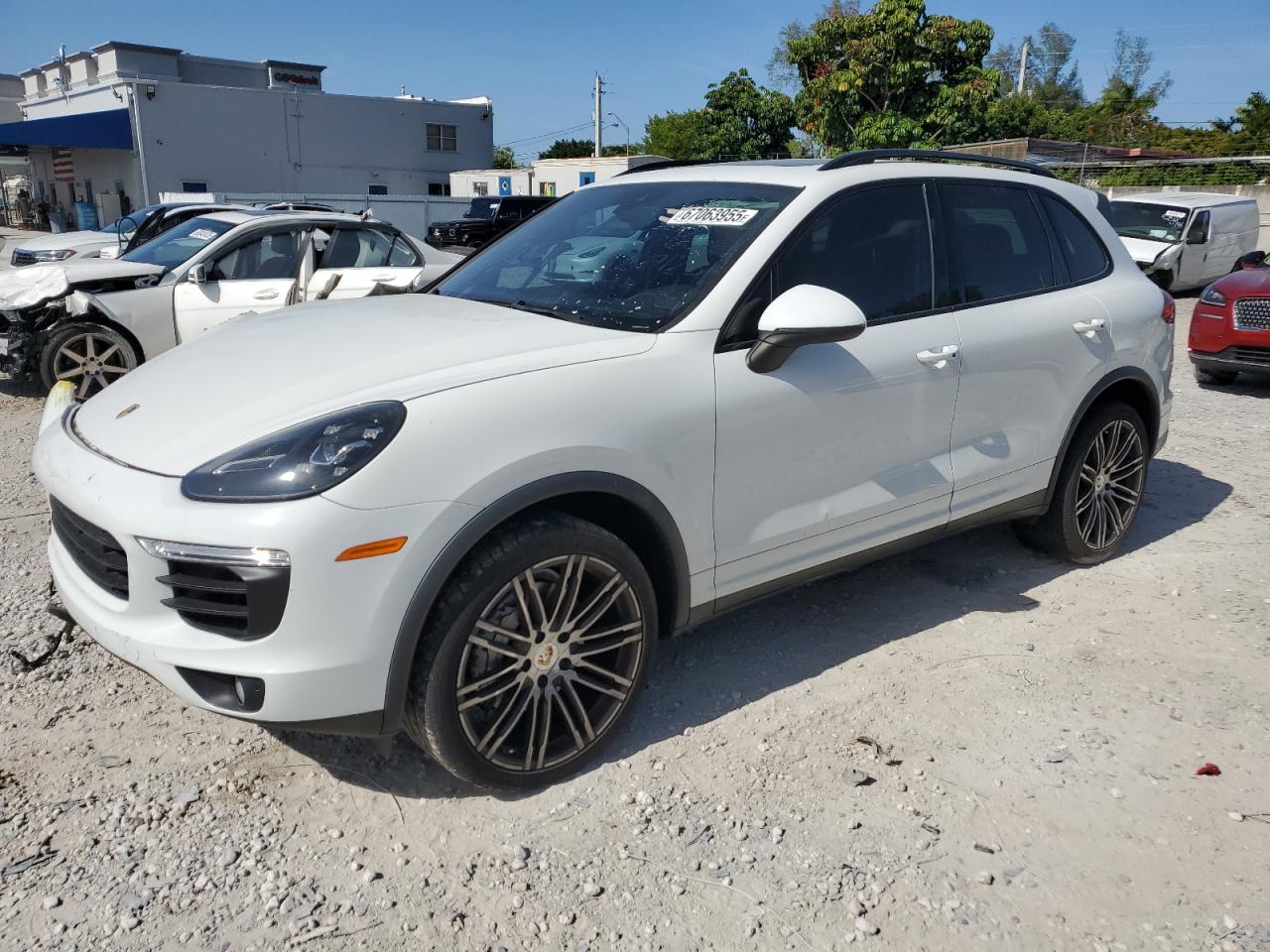 2017 Porsche Cayenne S, VIN WP1AB2A28HLA51524 — Hail