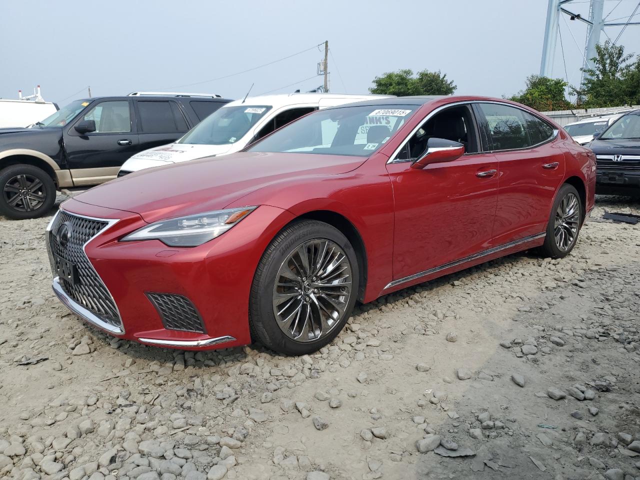2023 Lexus LS 500, VIN JTHD51GF7P5011835 — Фото с аукциона