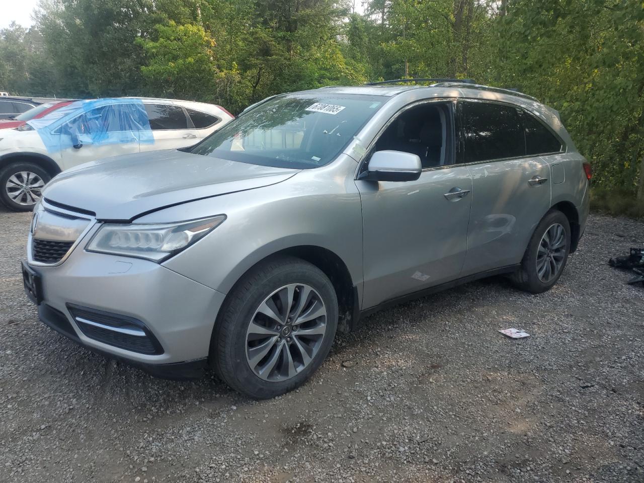 2015 Acura MDX Technology, VIN 5FRYD4H45FB504090 — Engine fire