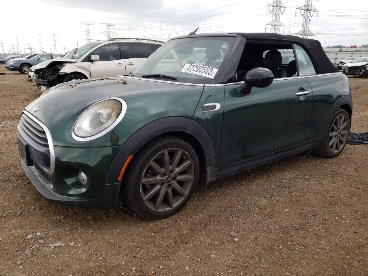 2017 MINI Convertible Cooper, VIN WMWWG5C32H3C99977 — Engine fire