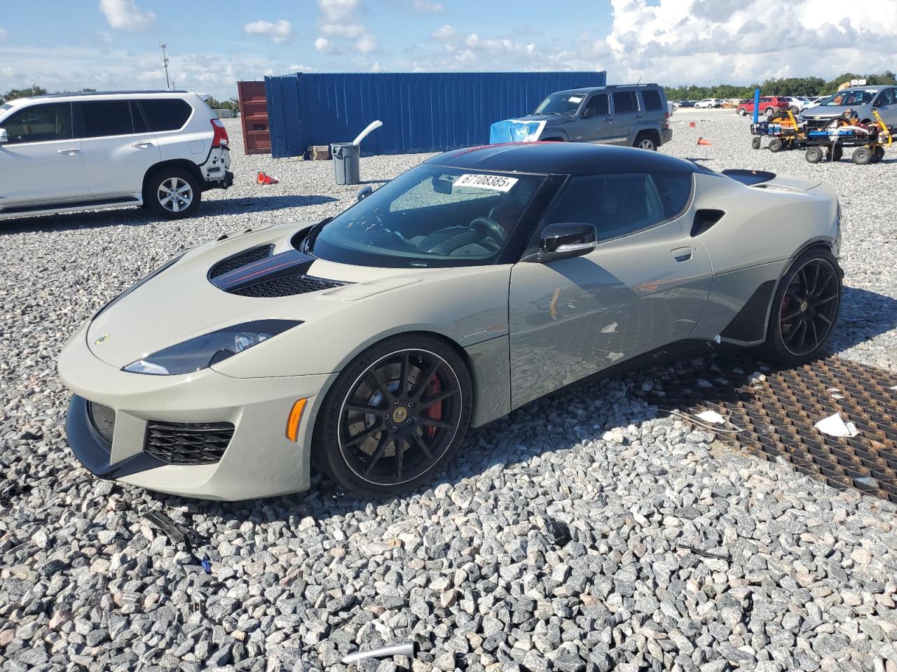 2021 Lotus Evora, VIN SCCLMDDN4MHA10098 — Rear end