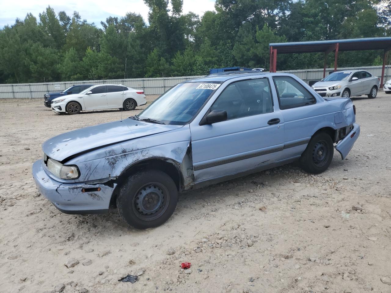 1991 Nissan Sentra E, VIN 1N4EB32A7MC714290 — Undercarriage