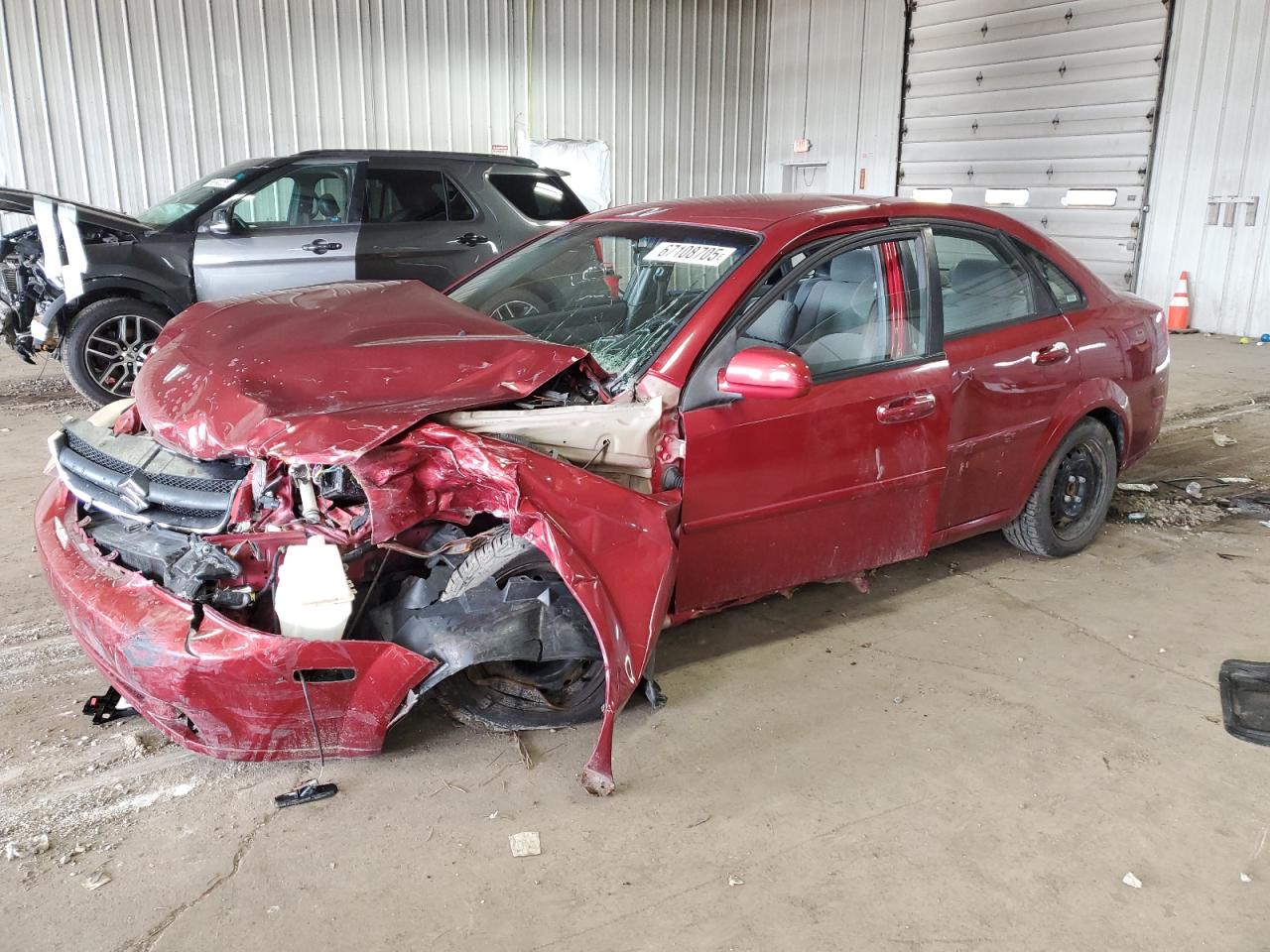 2007 Suzuki Forenza, VIN KL5JD56Z57K549628 — Перед