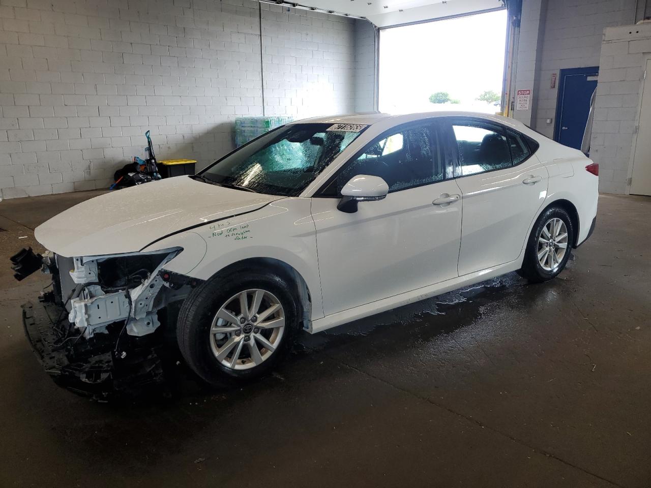 2025 Toyota Camry LE, VIN 4T1DAACK3SU592163 — Partial repair
