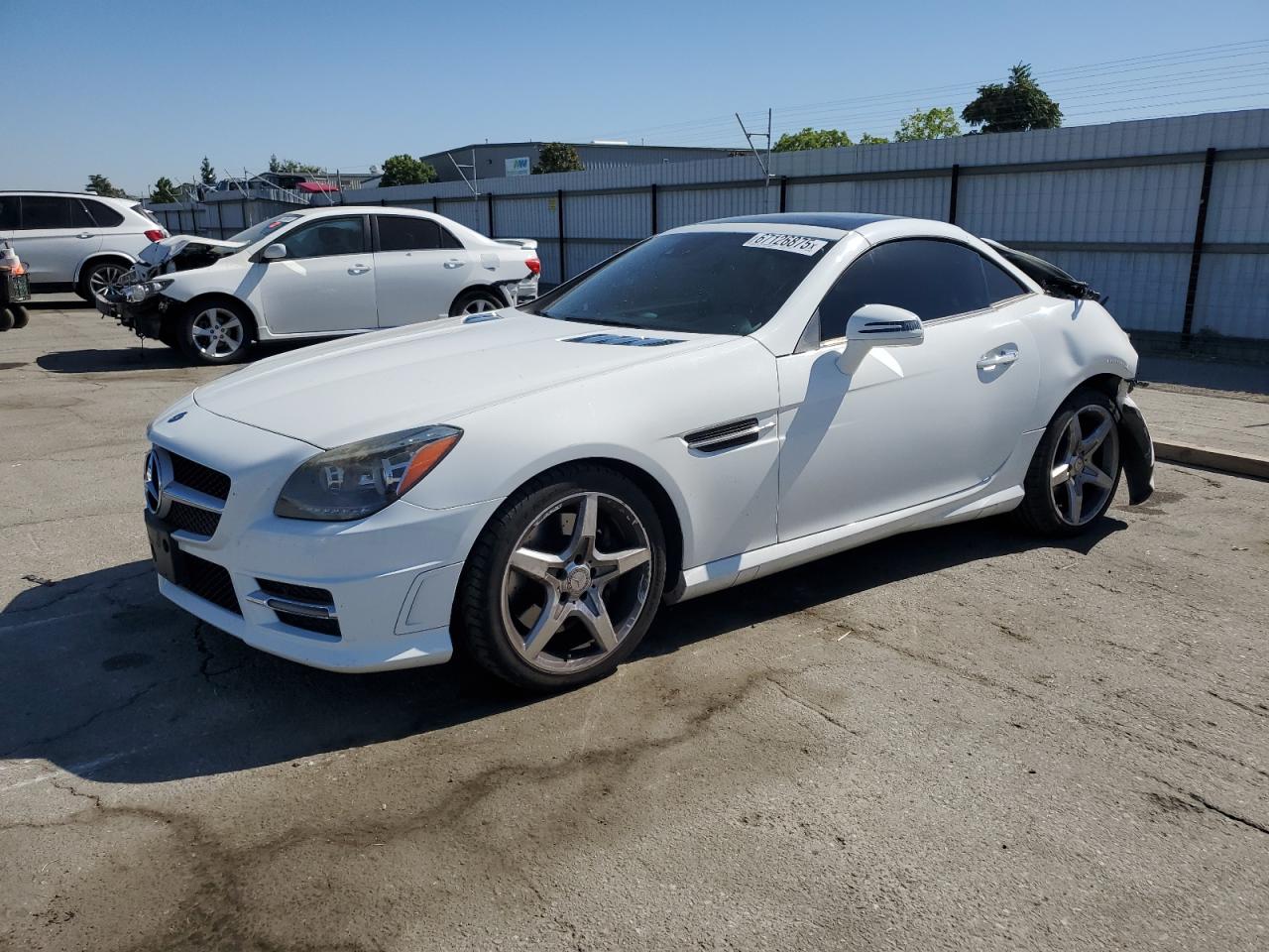 2014 Mercedes-Benz SLK 250, VIN WDDPK4HA7EF082896 — Rear end