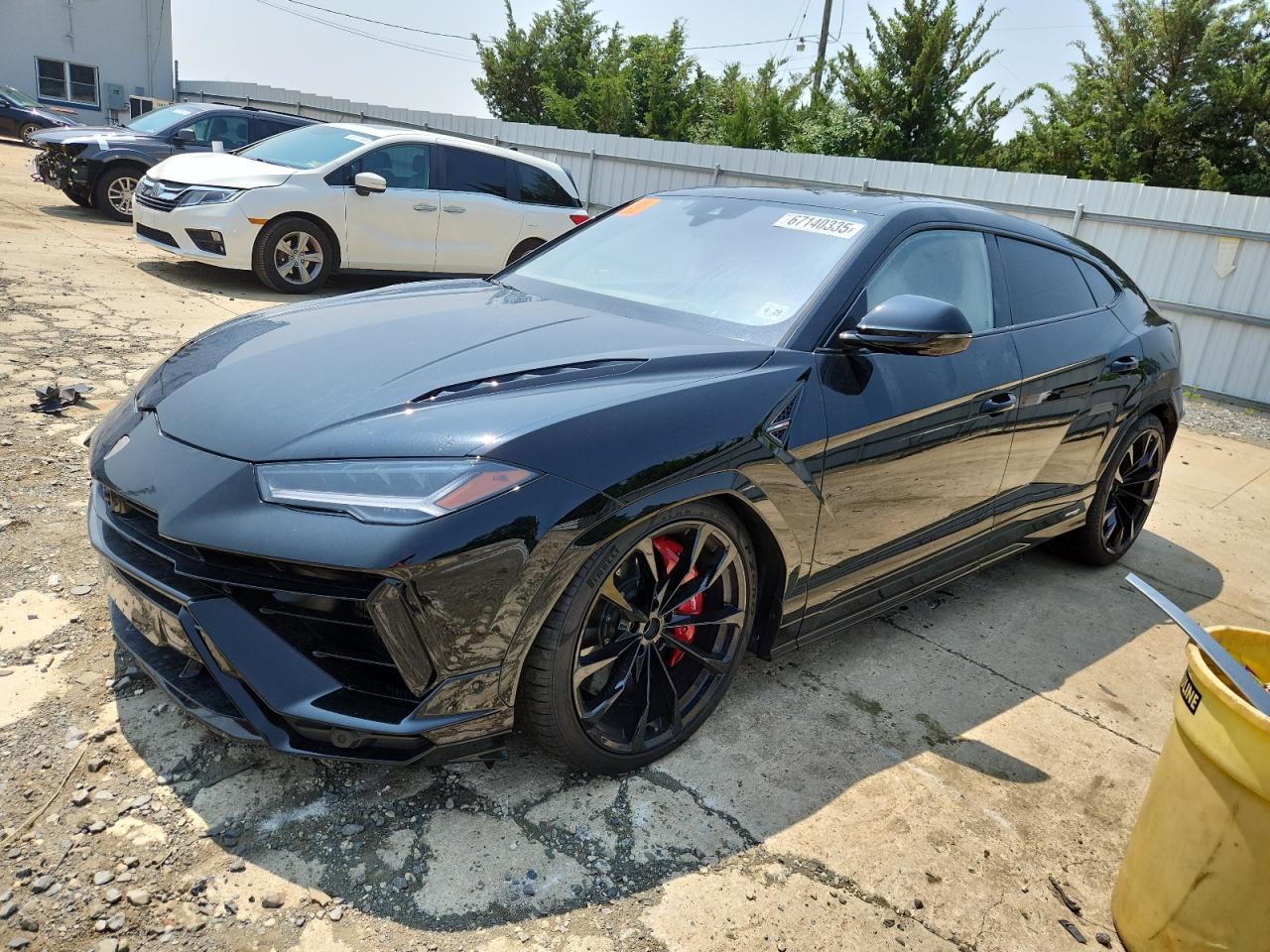 2024 Lamborghini Urus S, VIN ZPBUB3ZL8RLA33892 — Burn