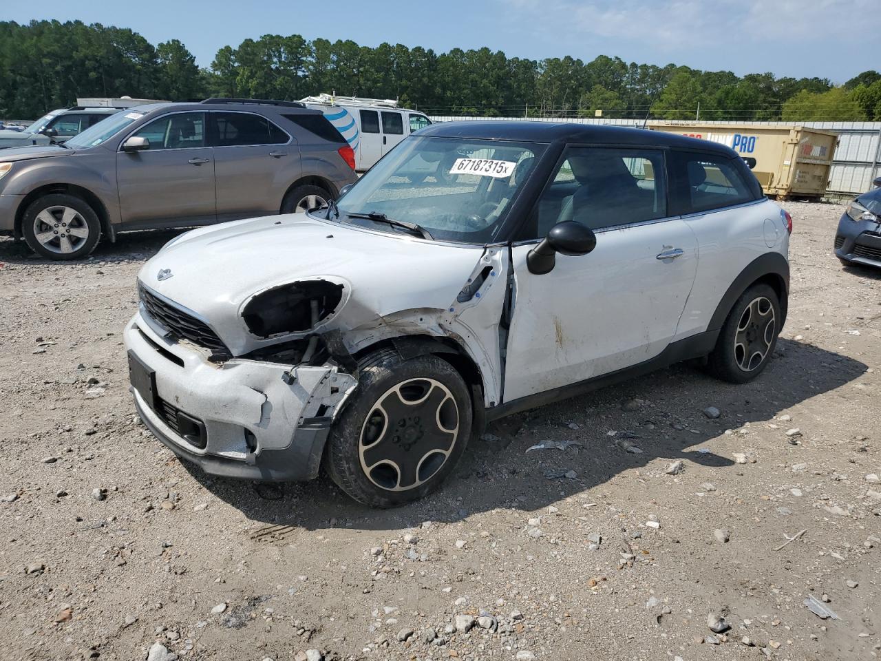 2014 MINI Paceman S, VIN WMWSS5C51EWN66774 — Frame damage